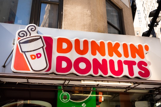 dunkin donuts sign