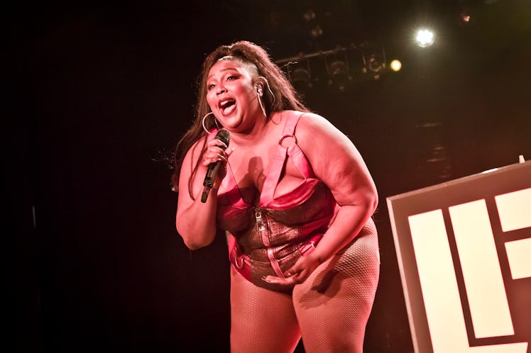 Lizzo performs live.