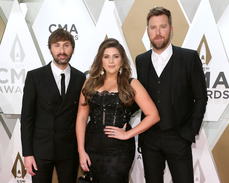 Lady Antebellum attend the CMA Awards.