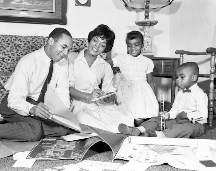 vintage photo of a black family