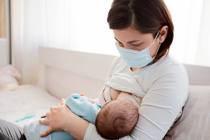 New guidance from the World Health Organization notes moms who test positive for coronavirus can bre...