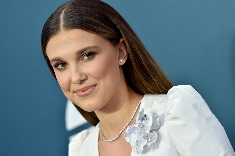 Millie Bobby Brown's extensions match her dog.