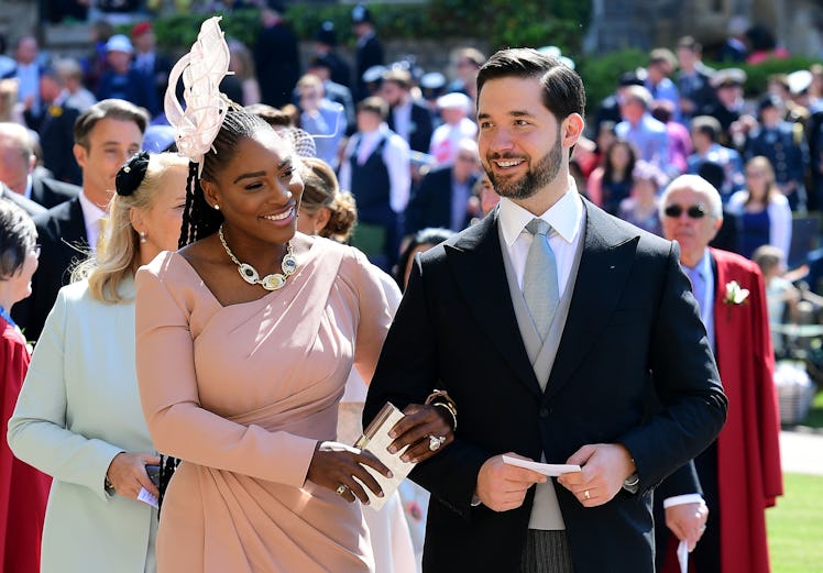 Alexis Ohanian and Serena Williams attended the royal wedding of Meghan Markle and Prince Harry toge...
