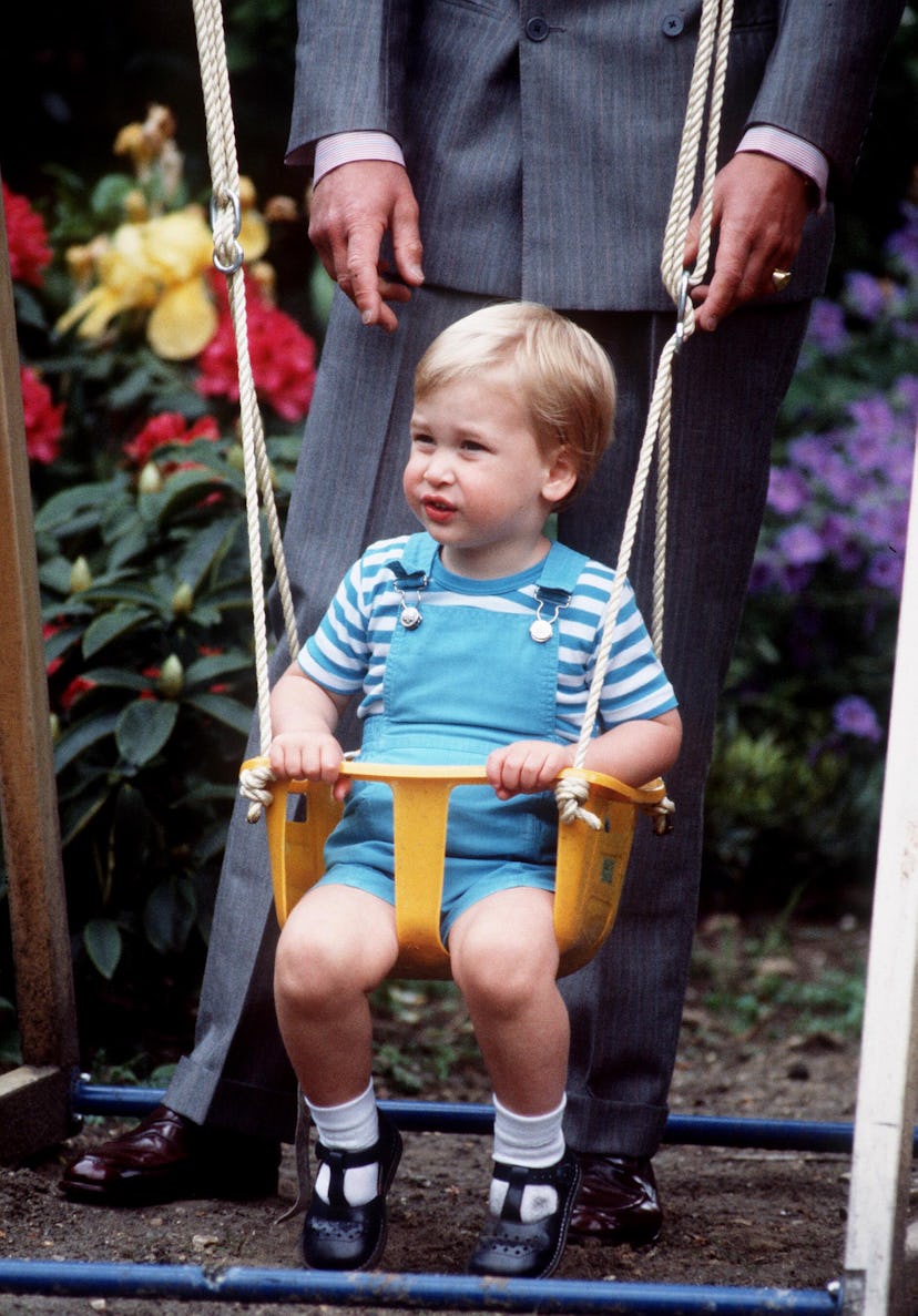 Prince William plays in overalls