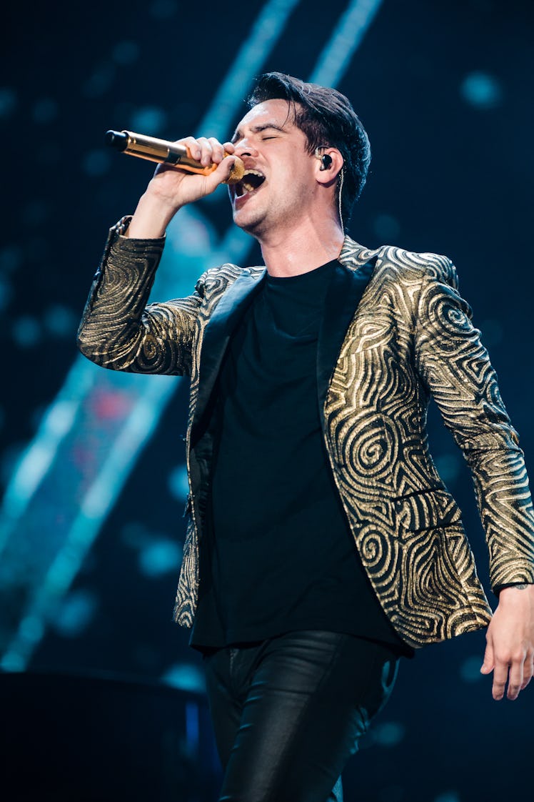 Brendon Urie hits the stage.