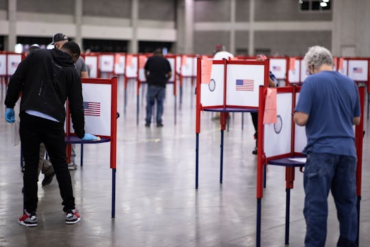 The mom of a first-time voter expressed frustration with election day chaos in Kentucky in an emotio...