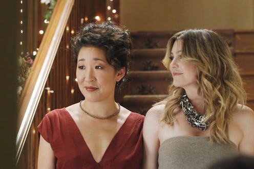 Sandra Oh and Ellen Pompeo in "Grey's Anatomy"