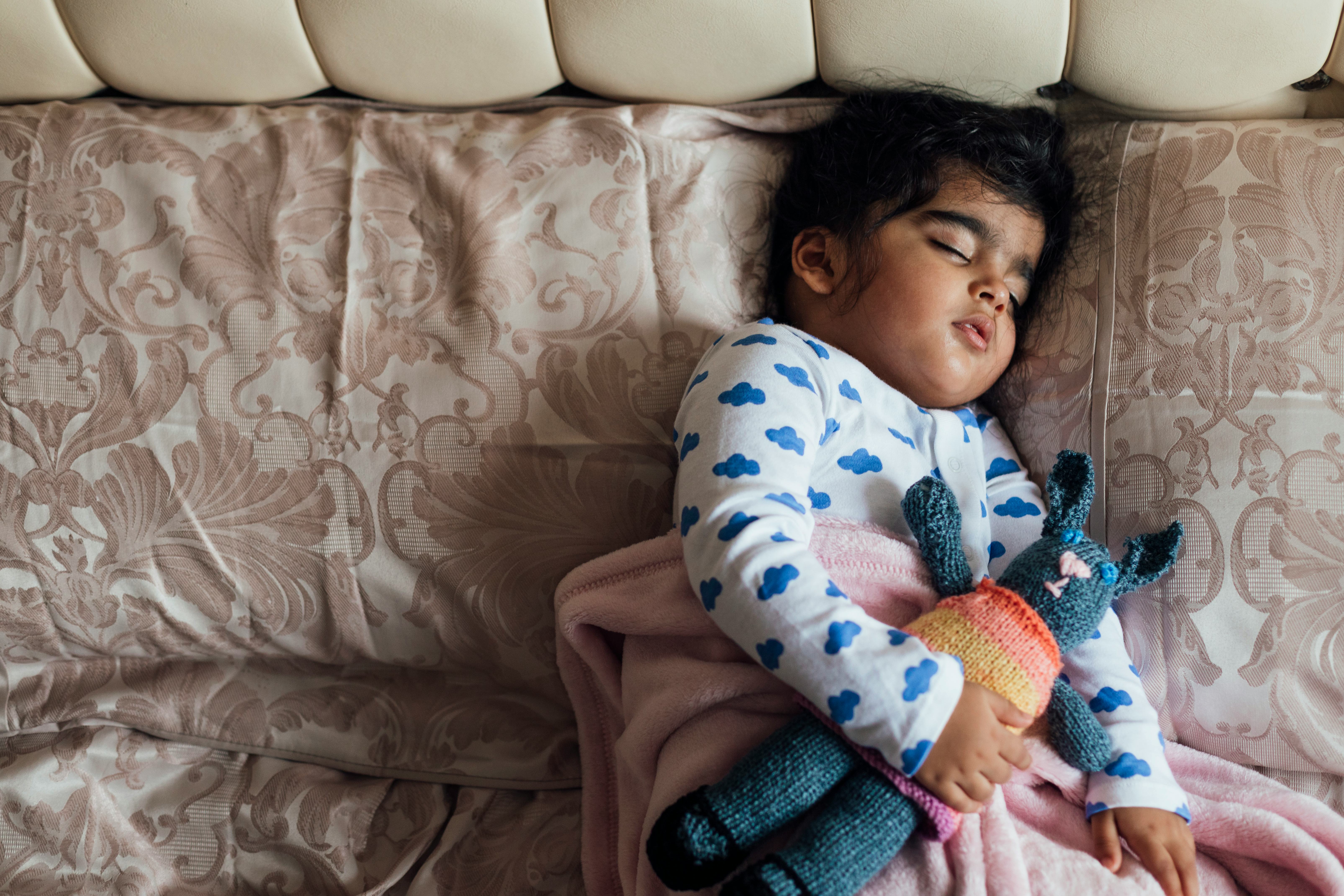 Experts say toddlers can get headaches, and they can be cured the same way an adult's headache is cu...