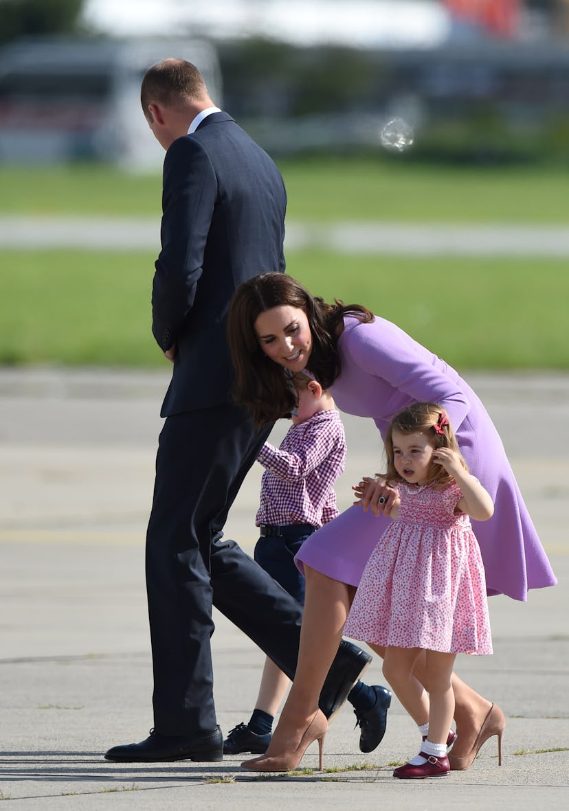 Princess Charlotte looks pretty in pink