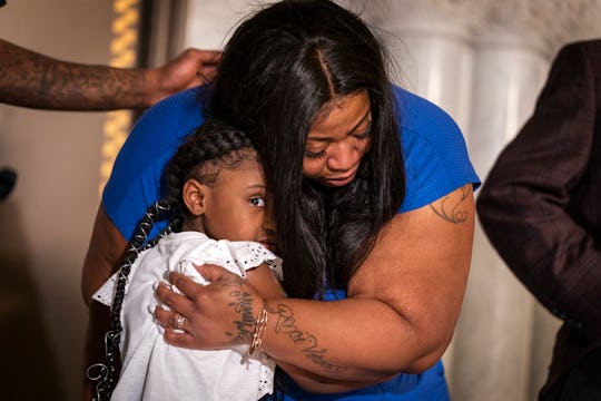 Roxie Washington, the mother of George Floyd's 6-year-old daughter addressed the nation on Tuesday, ...