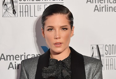 Halsey hits the Songwriters Hall of Fame red carpet. 