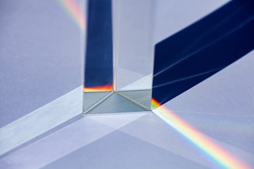 A prism refracting rainbow light. Queer women & nonbinary folks explain 11 Ways To Support The LGBTQ...