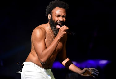 Childish Gambino performs live.