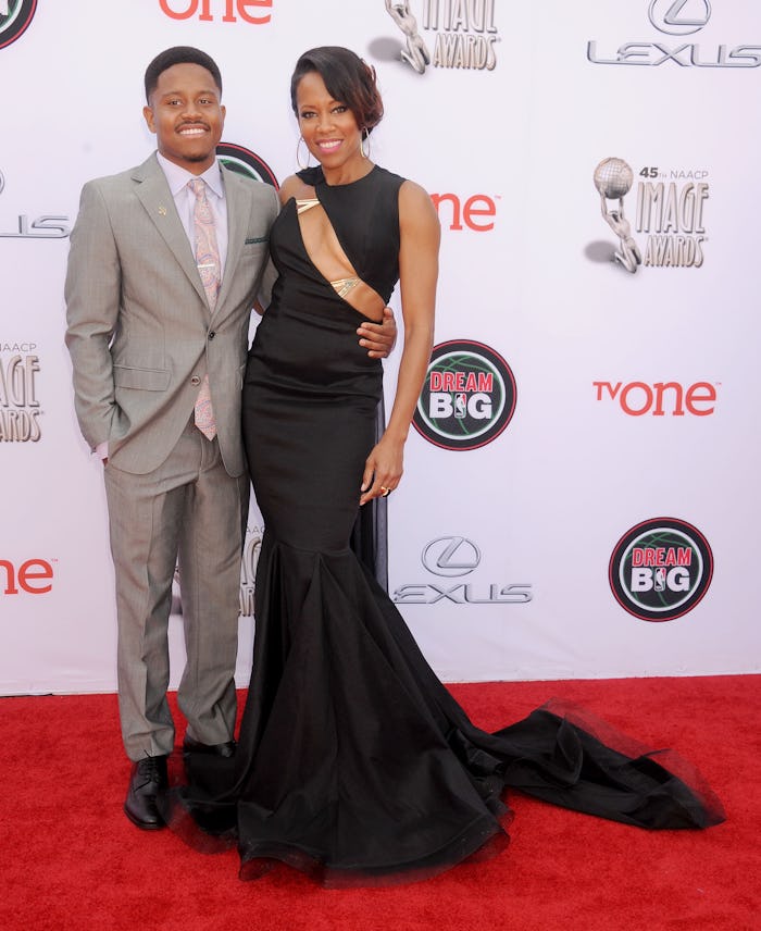 Regina King opened up to Jimmy Kimmel about her conversations with her son about the police.