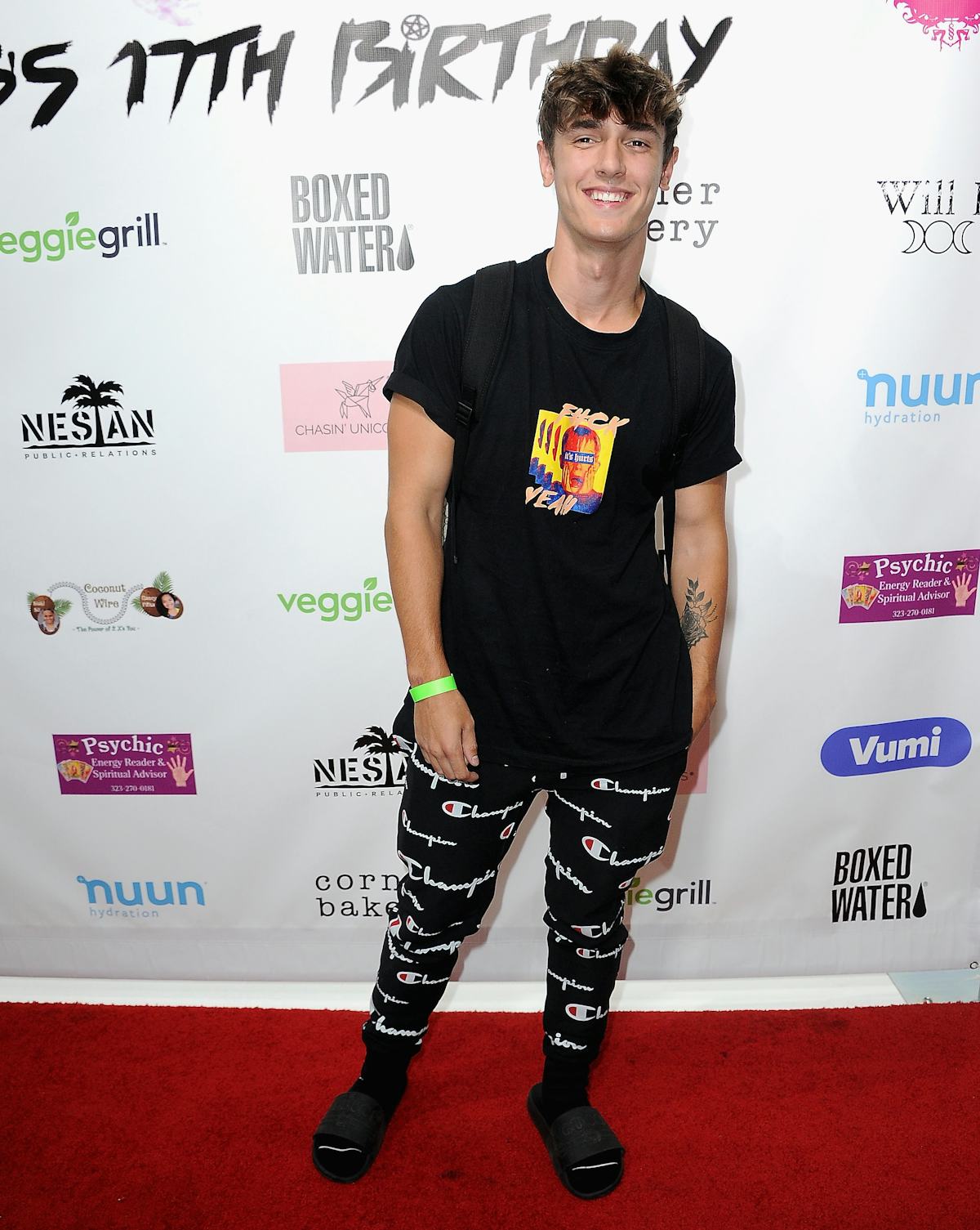 Byrce Hall hits the red carpet.
