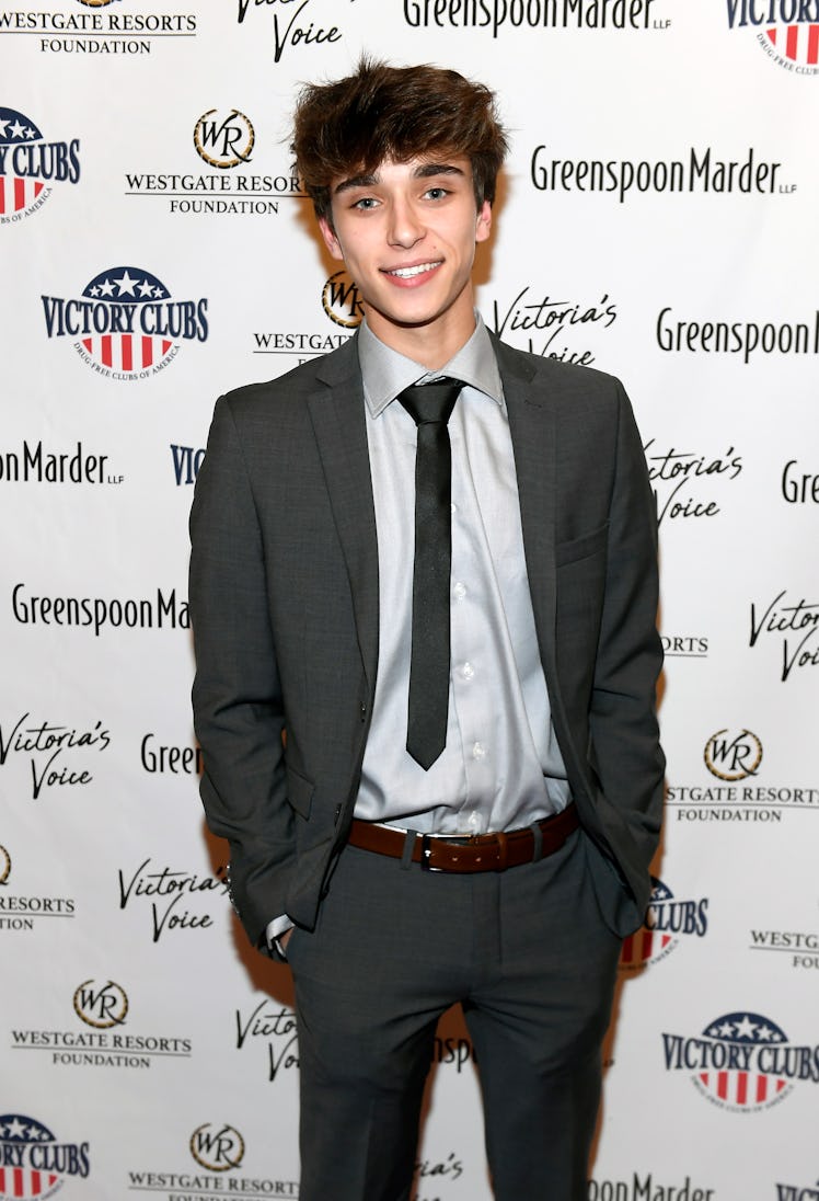 Sway House member Josh Richards hits the red carpet.