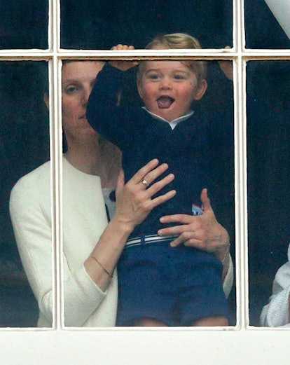 Prince George was giving his nanny a heck of a time in 2015.