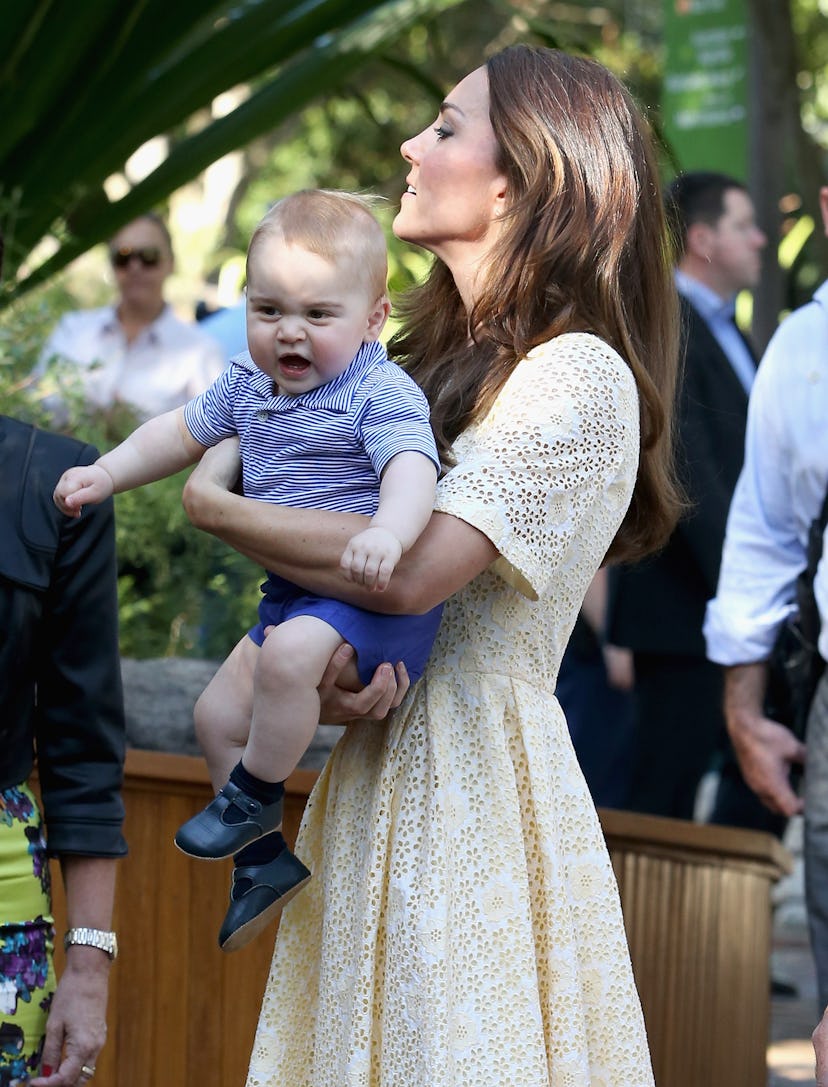 Prince George looked like a wild child during a zoo visit in 2014.
