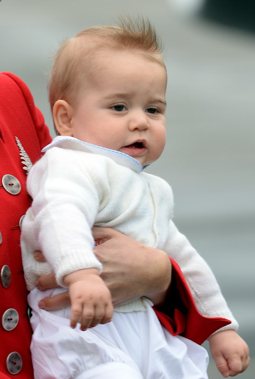 Prince George looking cool in Wellington, New Zealand.