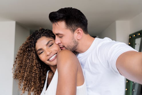 couple, kisses