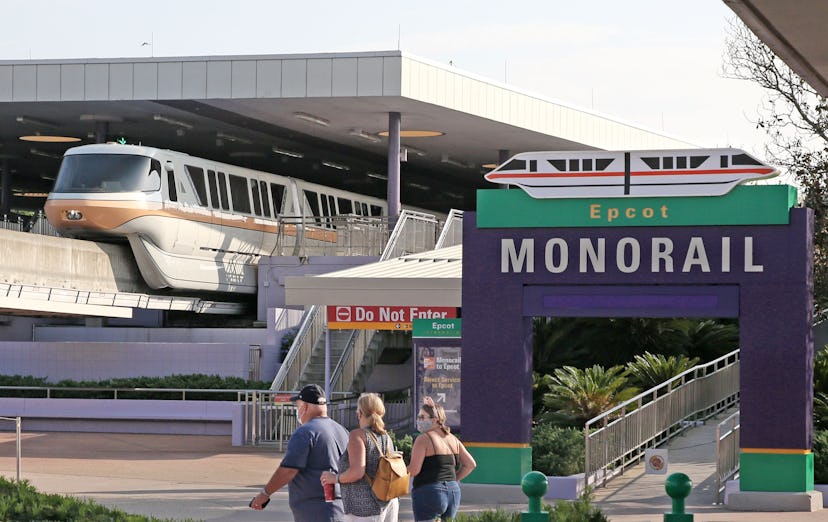 The monorail still takes guests through the Disney parks.