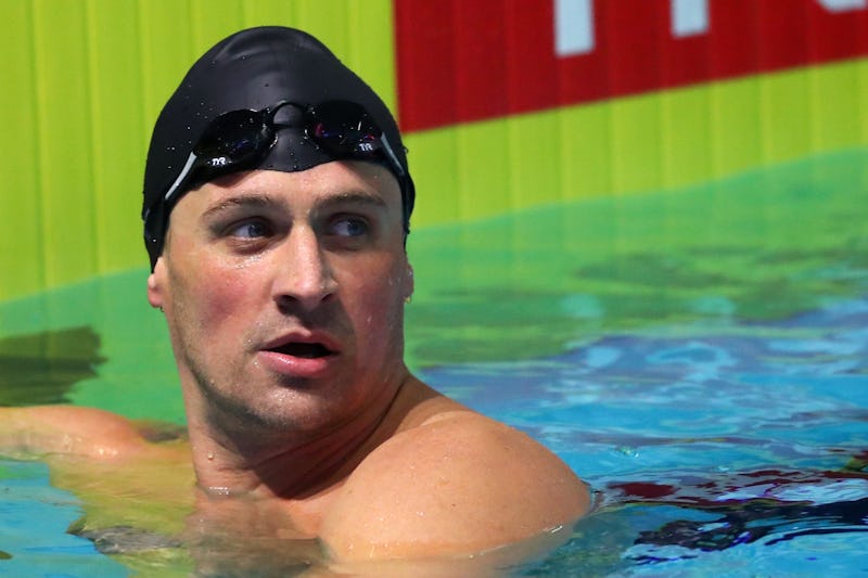 Ryan Lochte in the pool