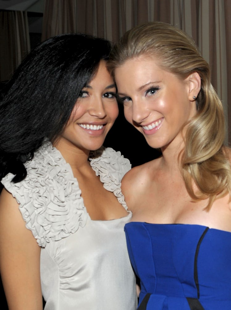 Heather Morris' Tribute To Naya Rivera Includes Photos Of Their Kids Playing.