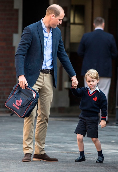 Prince George wears shorts to school