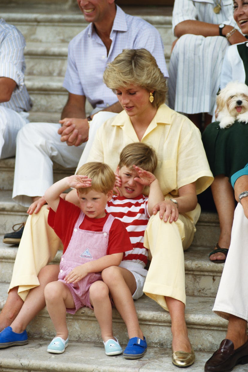 Princess Diana kept her sons close.