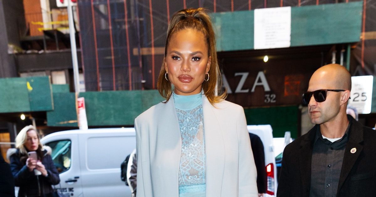 Chrissy Teigen's Cult Gaia Dress Is Her Self-Proclaimed Style Of Summer