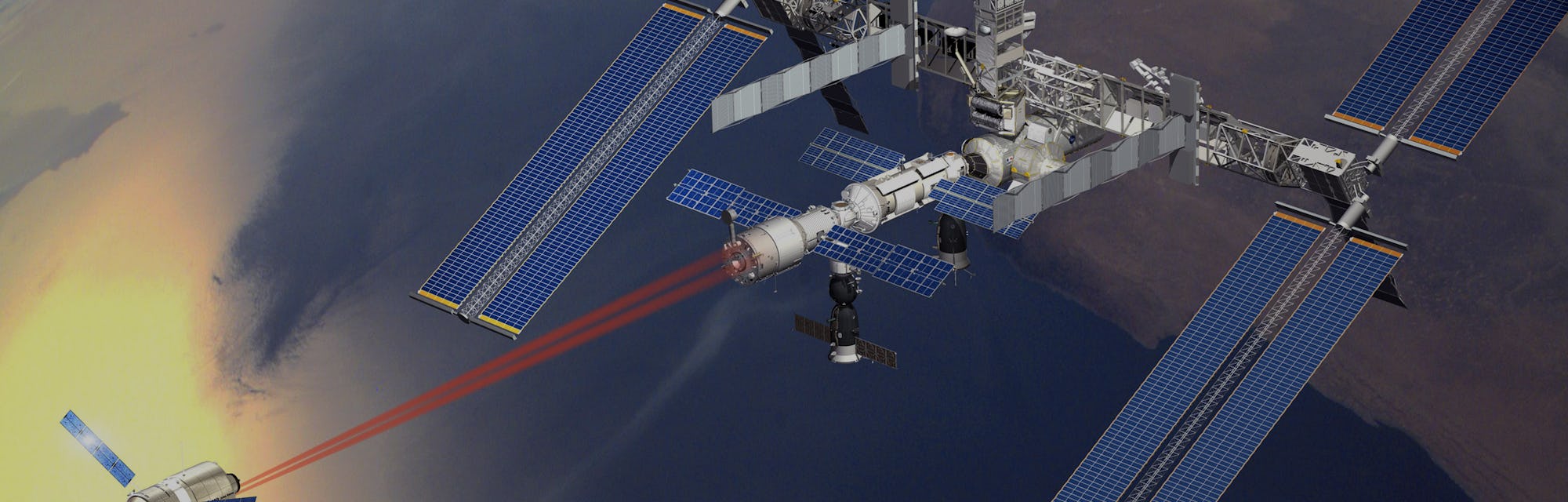 The International Space Station.