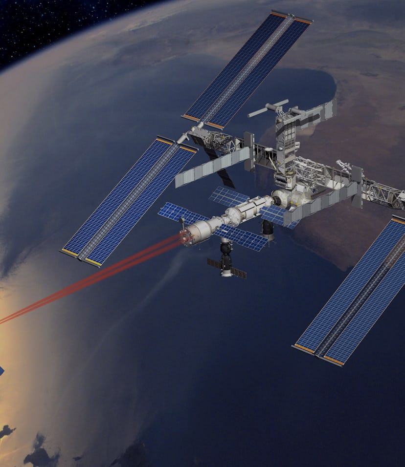 The International Space Station.