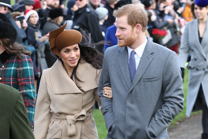 Meghan Markle attended her first royal Christmas in 2017.