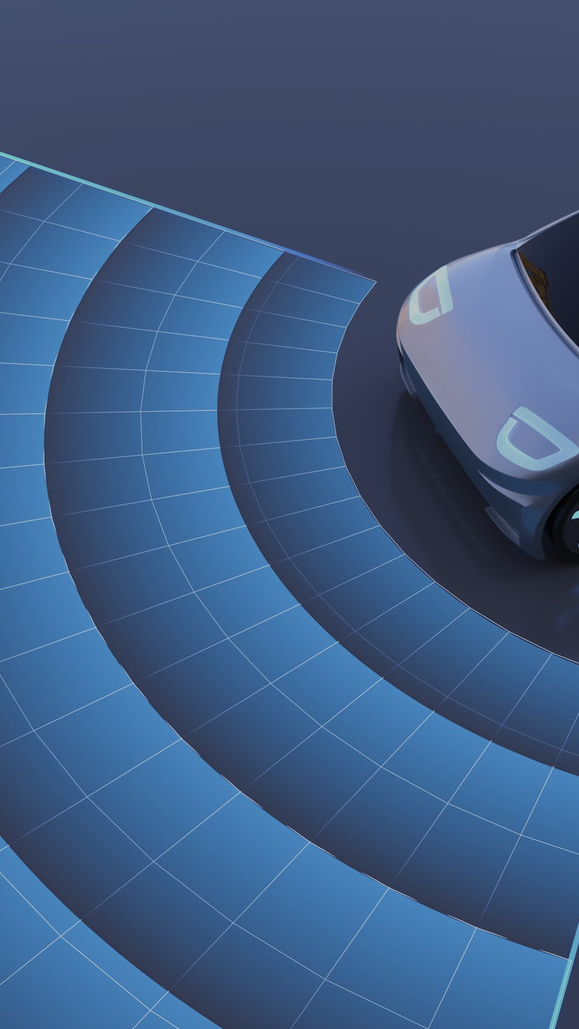 Autonomous self-driving car.