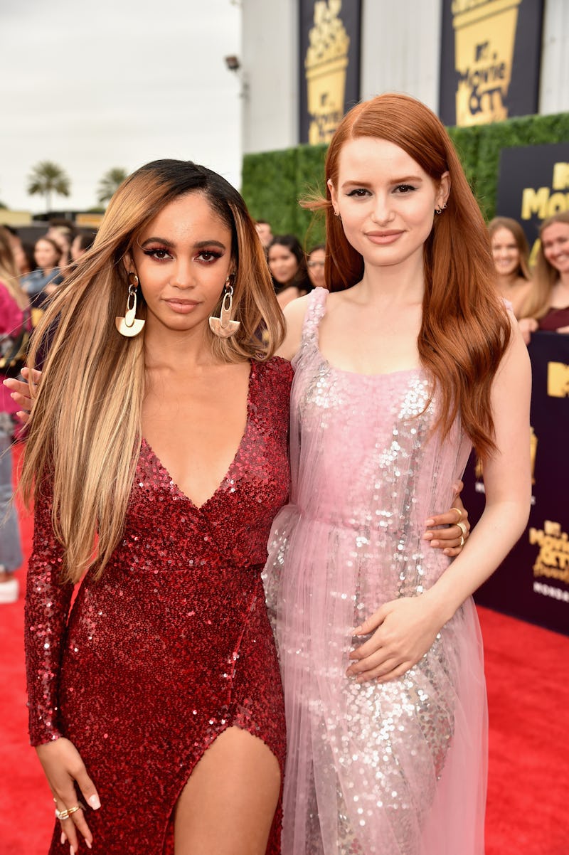 Madelaine Petsch defends Vanessa Morgan following the star's divorce news.