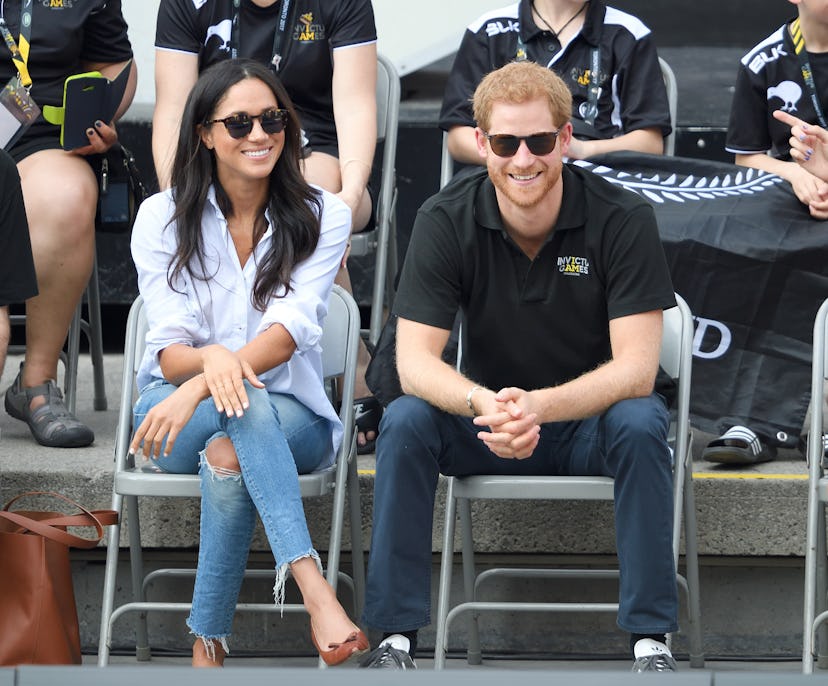 Meghan Markle was all smiles with Prince Harry in Canada.