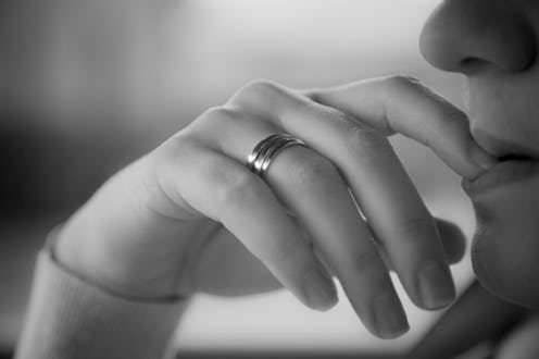 Biting your nails or touching your mouth could put you at risk of contracting coronavirus.