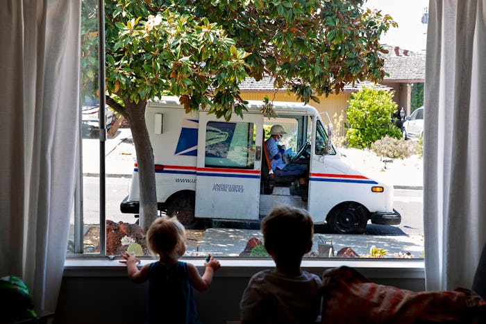 Kids are starting to think mail carriers are basically Santa.