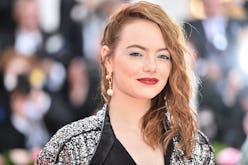 Emma Stone's orange-tinted strands are a pretty red hair color idea