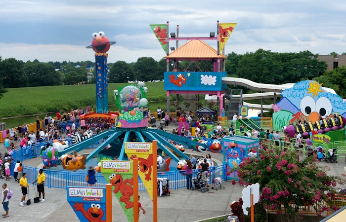 A teenage worker at Sesame Place was allegedly punched after telling a park patron to wear a mask.