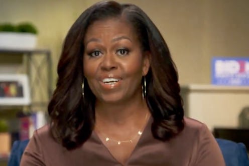 Michelle Obama says Donald Trump is in "over his head" while urging Americans to vote in a speech at...