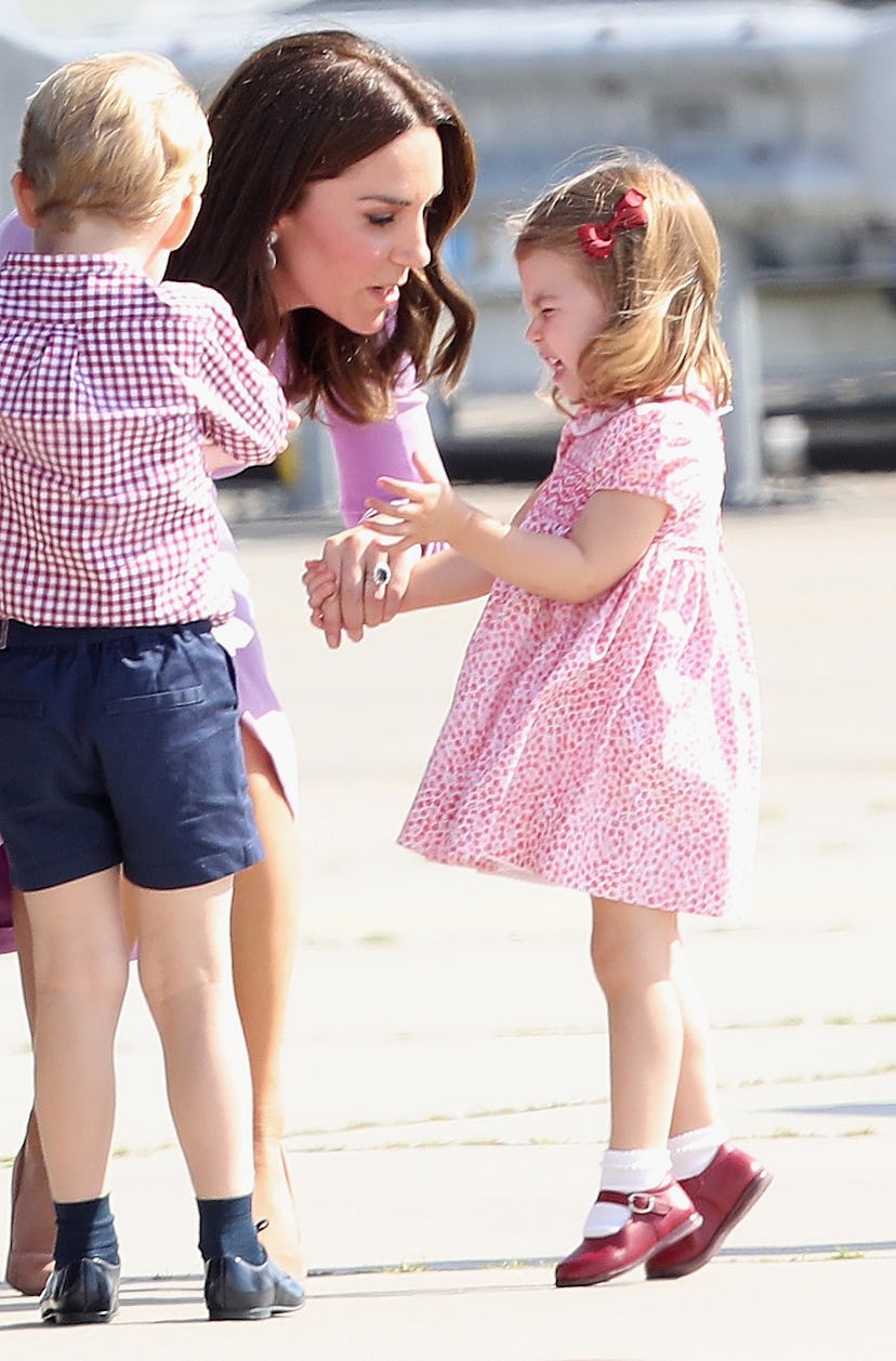 Princess Charlotte was not impressed in Germany.