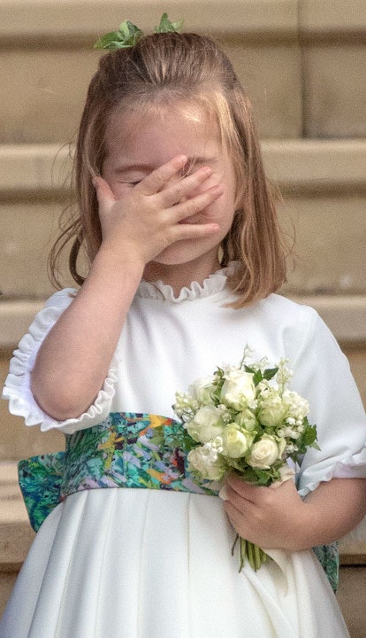Princess Charlotte perfects her face palm.