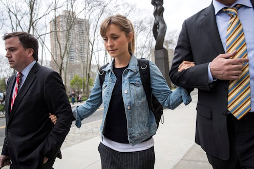 Actor Allison Mack attending court for her role in NXIVM.