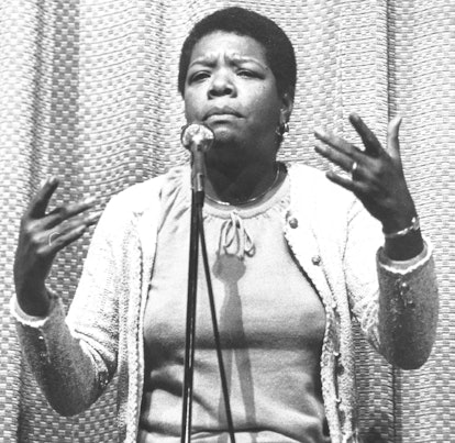 Maya Angelou was a American poet and civil rights activist
