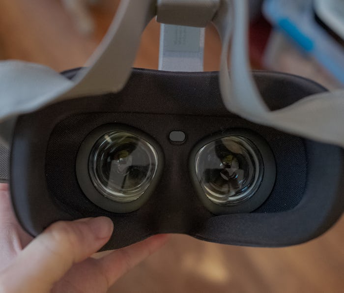 Oculus VR headset.