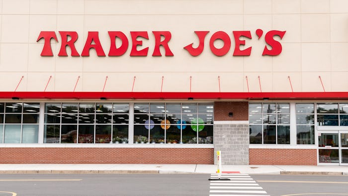 Front of trader Joe's store, which will be open on labor day