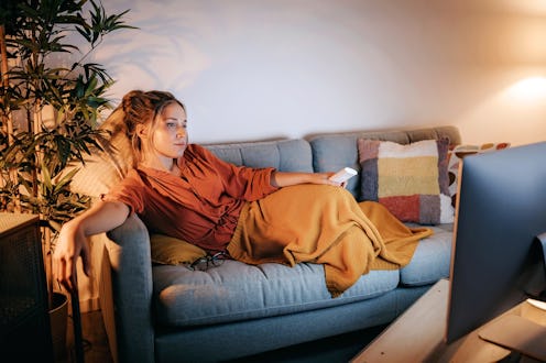 woman, relaxing, homebody