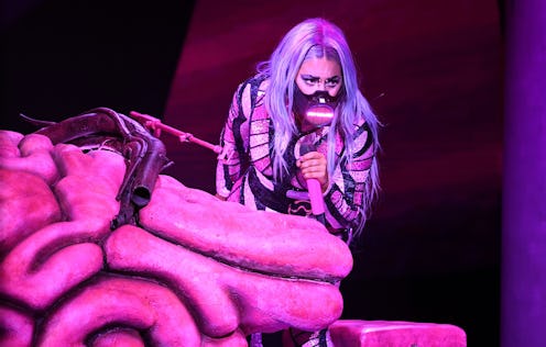Lady Gaga performed a medley of "Enigma", "Chromatica II", "911," "Rain on Me," and "Stupid Love" a...