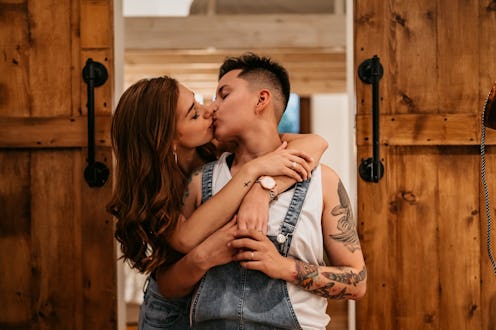 couple, kissing lgbt